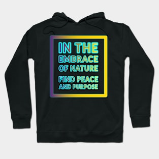 Earth's Voice: Spreading Awareness through Typography for Environmental Causes" Hoodie